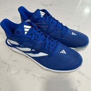 Adidas Adizero Afterburner 9 Turf Shoes - Size 11.5 - Royal Blue - New, No Box